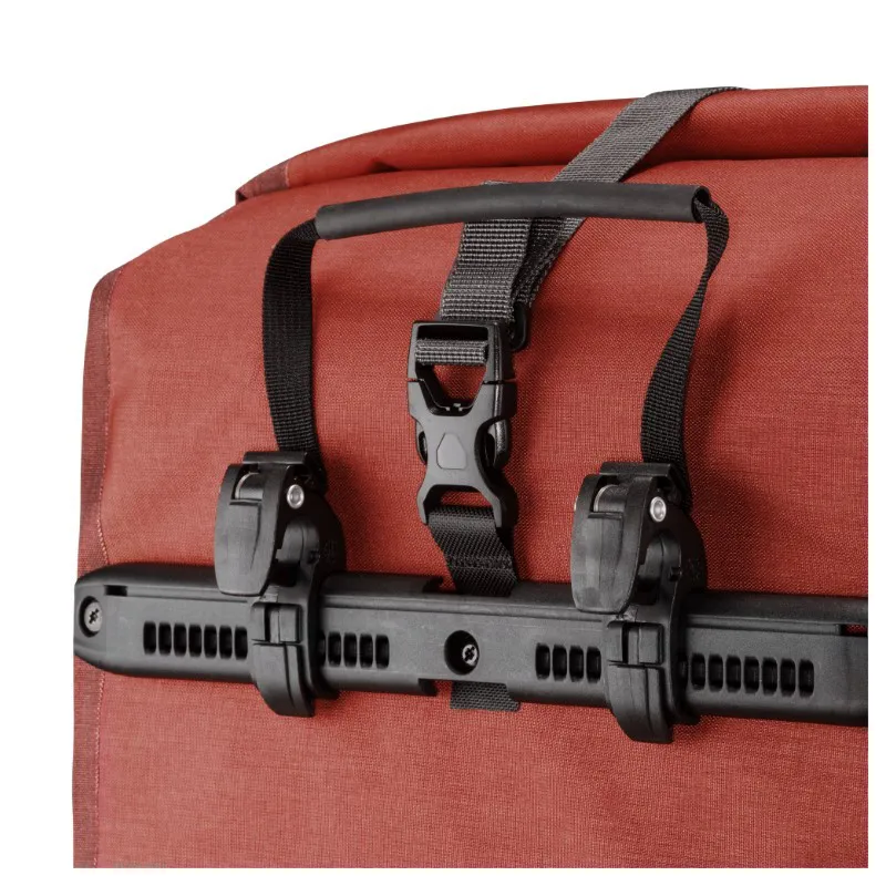 Ortlieb Back-Roller Plus QL2.1 40L Bicycle Panniers - Salsa / Dark Chili-2